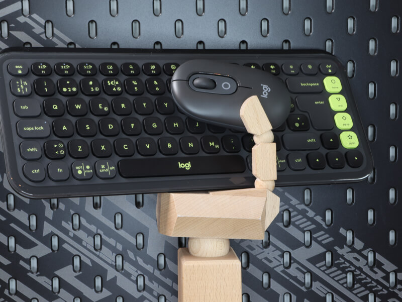 Pop-series Bluetooth Multi trådløst farverigt tastatur og mus Logitech ergonomisk POP-Icon Combo.